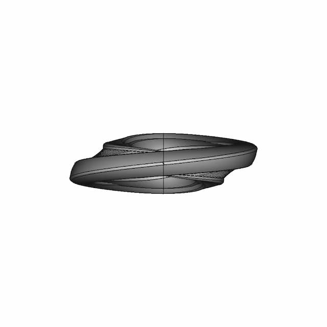 Mobius Pendant - Downloadable CAD Representation