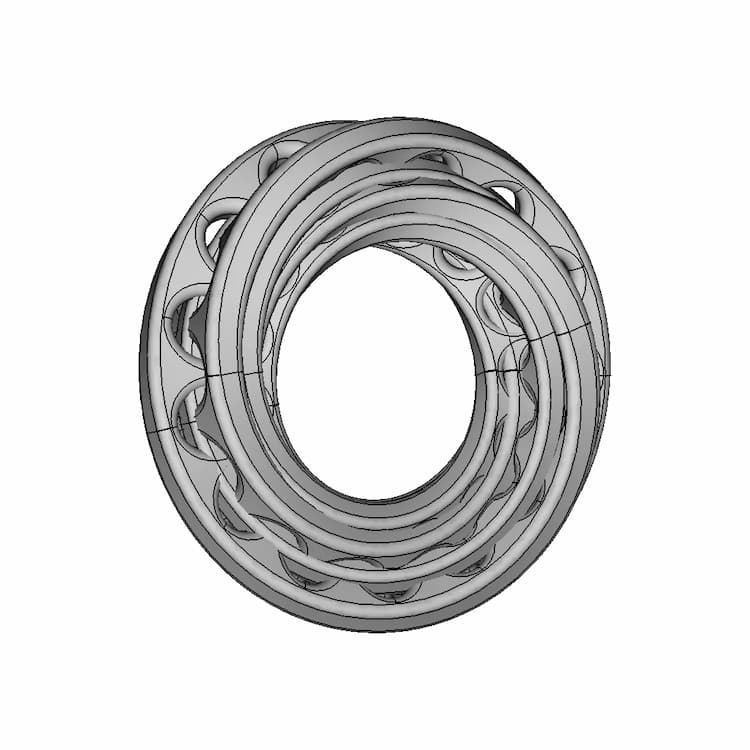 Unique Bracelet 3 - Downloadable CAD Representation
