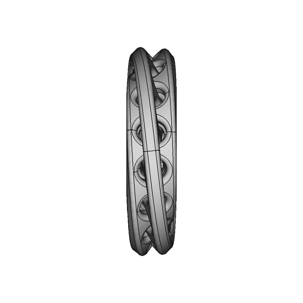 Unique Bracelet 3 - Downloadable CAD Representation_0_270_degree_snapshot