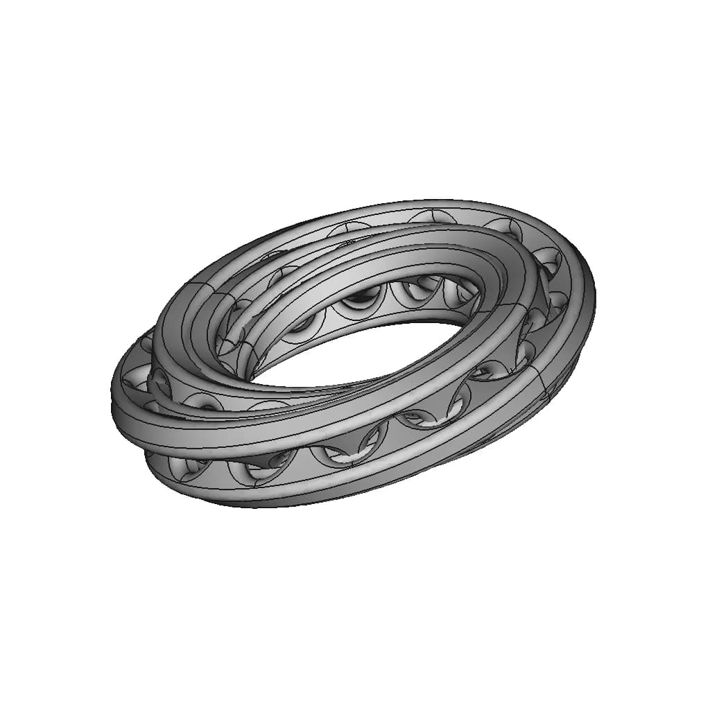 Unique Bracelet 3 - Downloadable CAD Representation_60_30_degree_snapshot