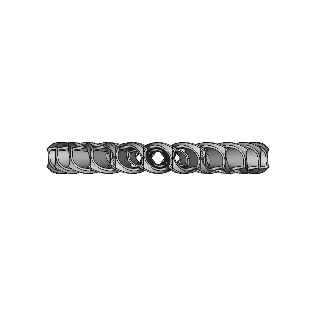 Unique Bracelet 2 - Downloadable CAD Representation_0_90_degree_snapshot