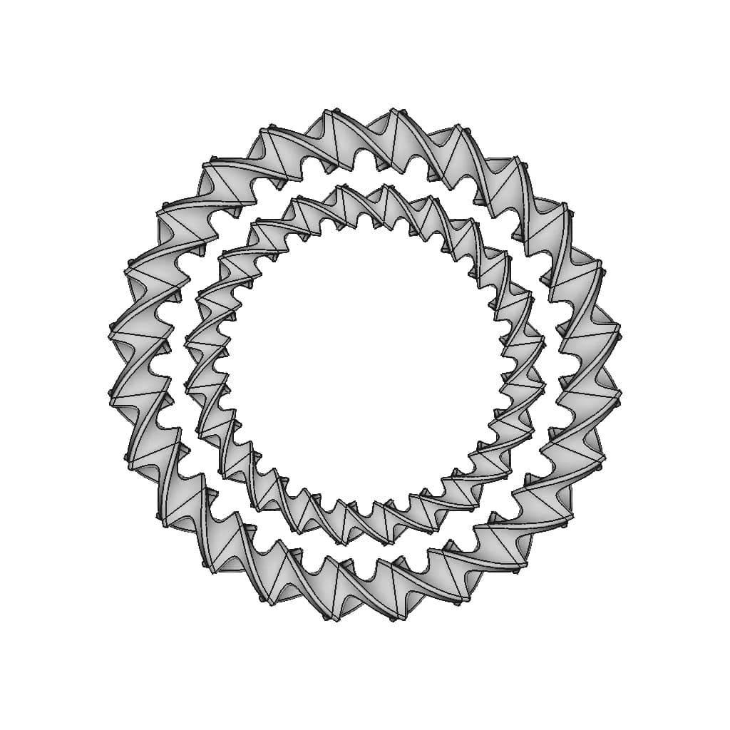 Unique Bracelet 2 - Downloadable CAD Representation_90_0_degree_snapshot