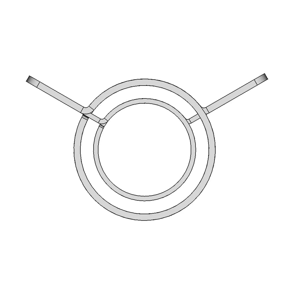 Spring Band Hose Clamp | High-Quality CAD Model_0_0_degree_snapshot