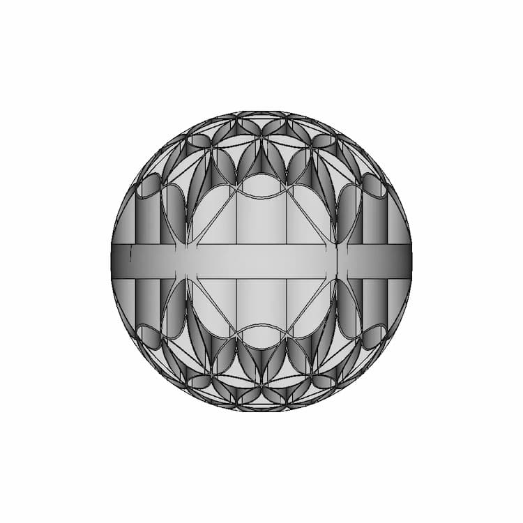 Flower Of Life Sphere | 3D Engineering Design File