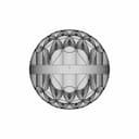 Flower Of Life Sphere | 3D Engineering Design File_0_90_degree_snapshot