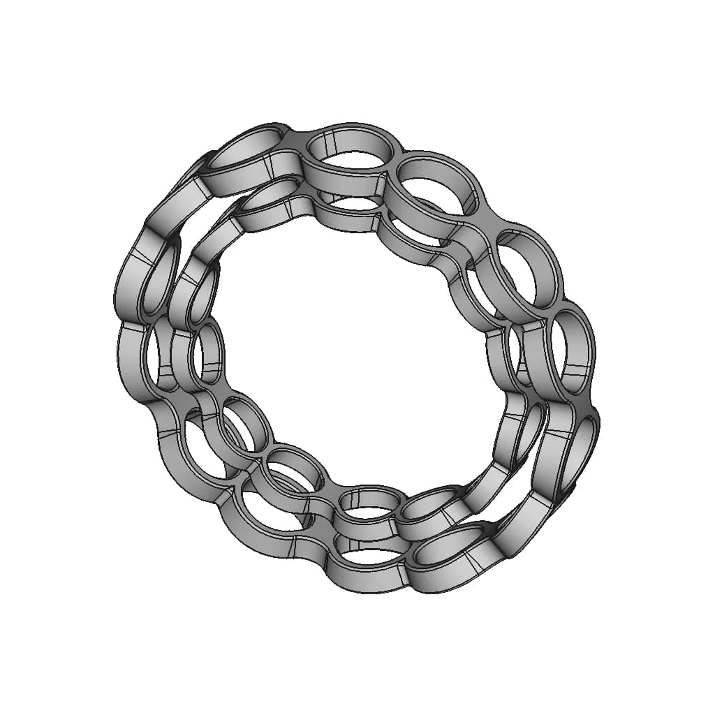 Infinity Ring | High-Quality CAD Model_60_30_degree_snapshot