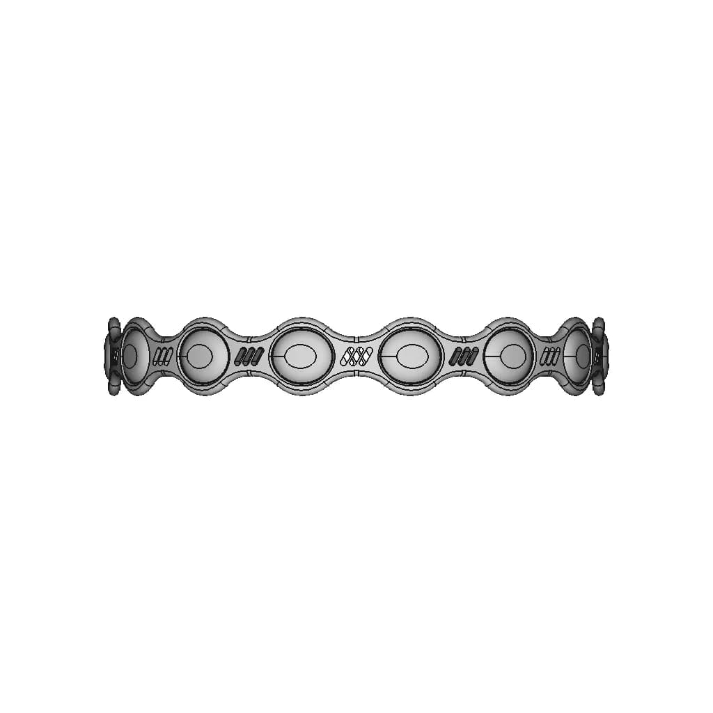 Unique Bracelet | 3D Engineering Design File_0_90_degree_snapshot