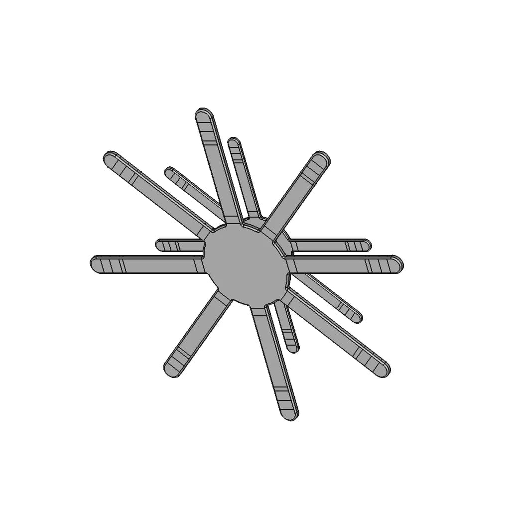 Jewellery Stud Earring | 3D Engineering Design File_60_30_degree_snapshot