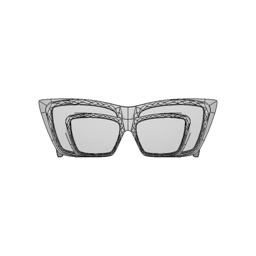 Occhiale In Acetato | High-Quality CAD Model