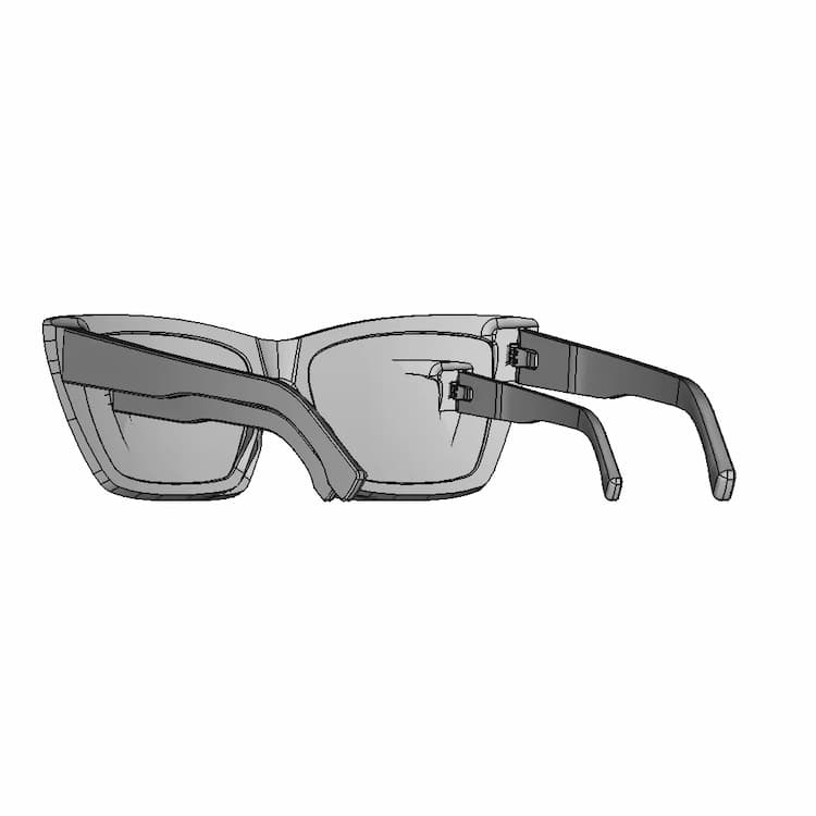 Occhiale In Acetato | High-Quality CAD Model