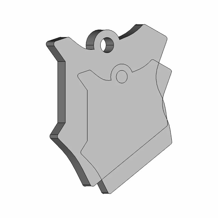 Kenya Pendant | 3D Engineering Design File