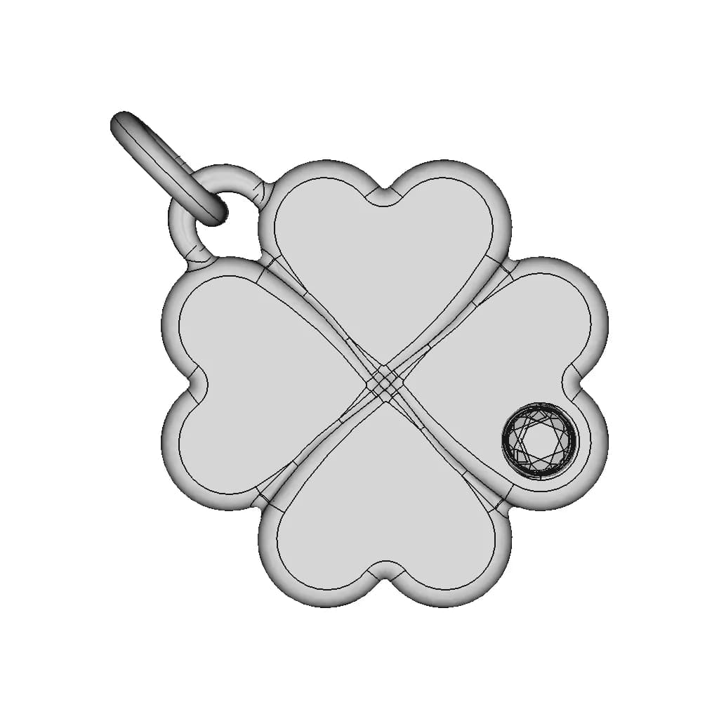 Pendant For Necklaces | 3D Engineering Design File_90_0_degree_snapshot