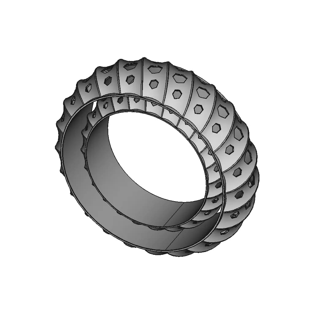 Bracelet | High-Quality CAD Model_60_30_degree_snapshot