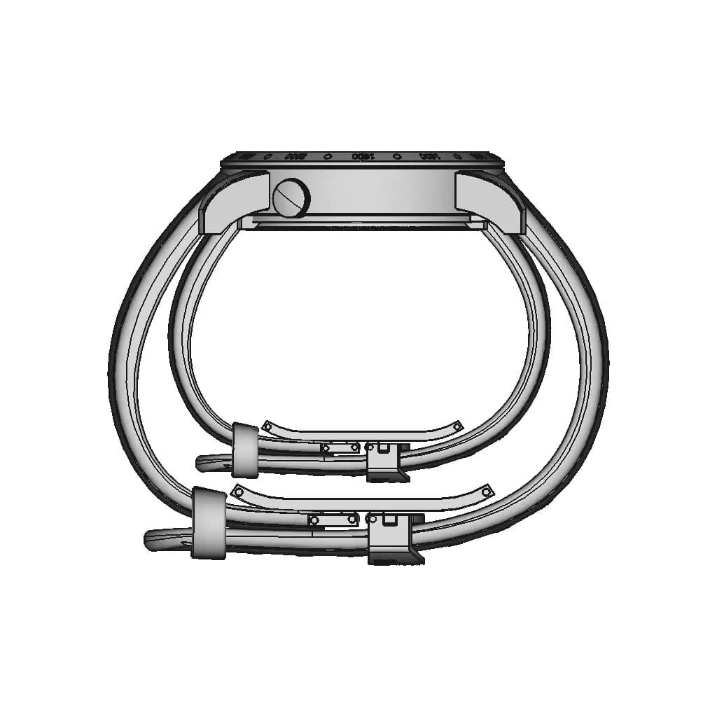 Sveston Sauvage Fulton Wrist Watch - Downloadable CAD Representation_0_270_degree_snapshot