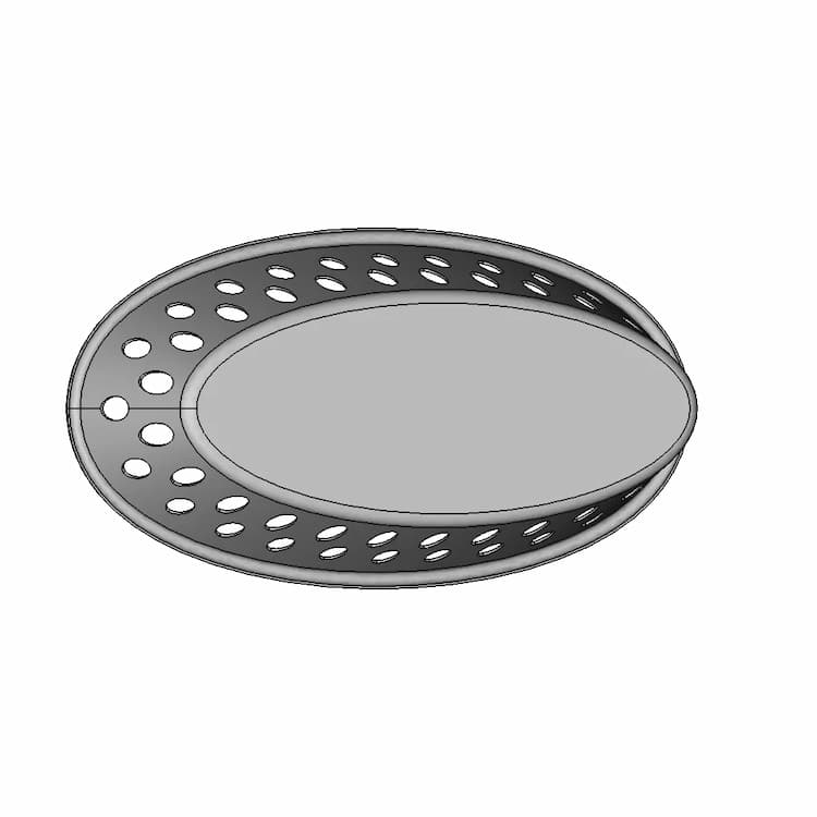 Vegetable Or Fruit Basket Model - Downloadable CAD Representation