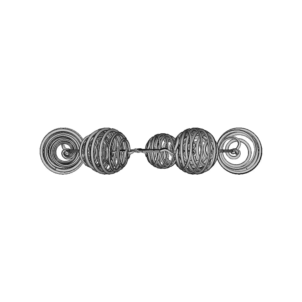Bracelet Of Wrapped Wire | 3D Engineering Design File_90_0_degree_snapshot