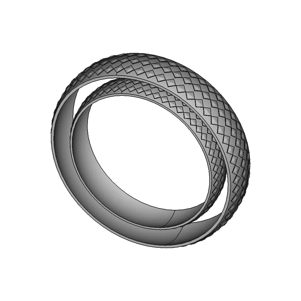 Knurled Ring | 3D Engineering Design File_60_30_degree_snapshot