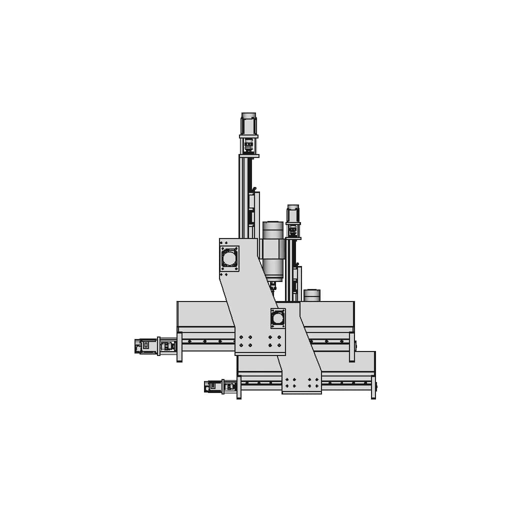 Router Cnc - Downloadable CAD Representation_0_0_degree_snapshot