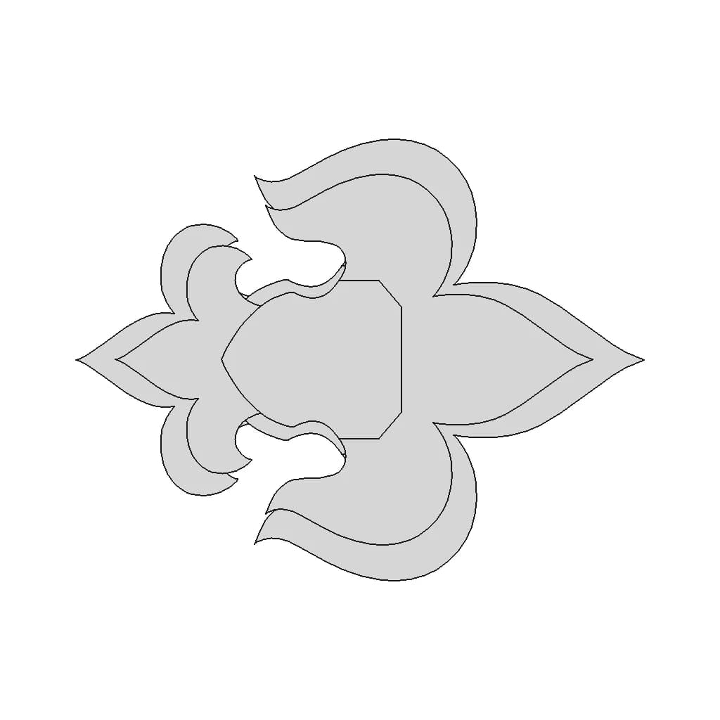 Boy Scout Emblem | 3D Engineering Design File_0_270_degree_snapshot