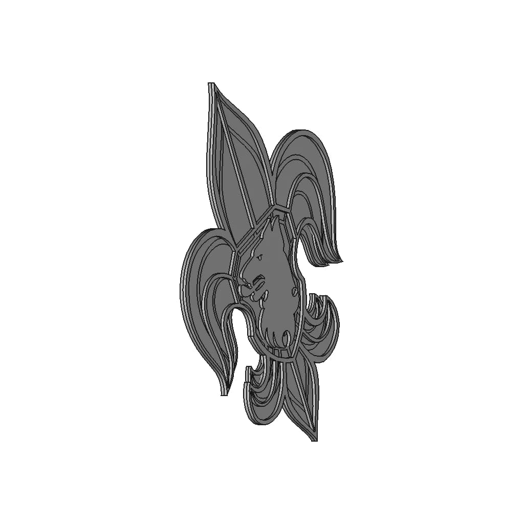 Boy Scout Emblem | 3D Engineering Design File_60_30_degree_snapshot