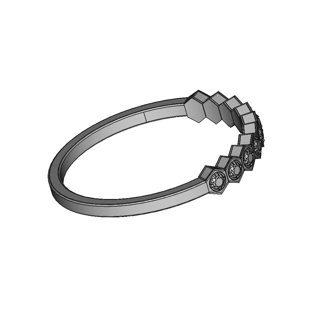 Ladies' Ring | High-Quality CAD Model_60_30_degree_snapshot