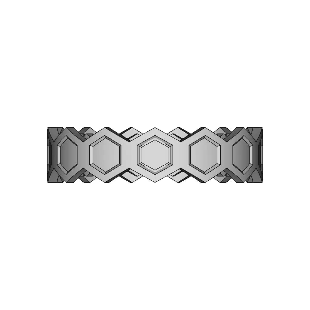 Hexagon Ring - Standard Mechanical Component_0_0_degree_snapshot