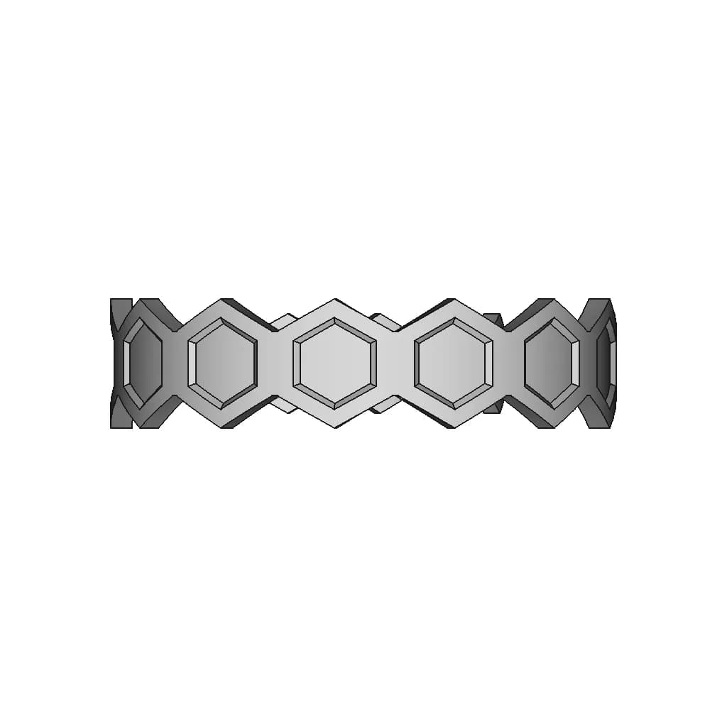 Hexagon Ring - Standard Mechanical Component_0_90_degree_snapshot