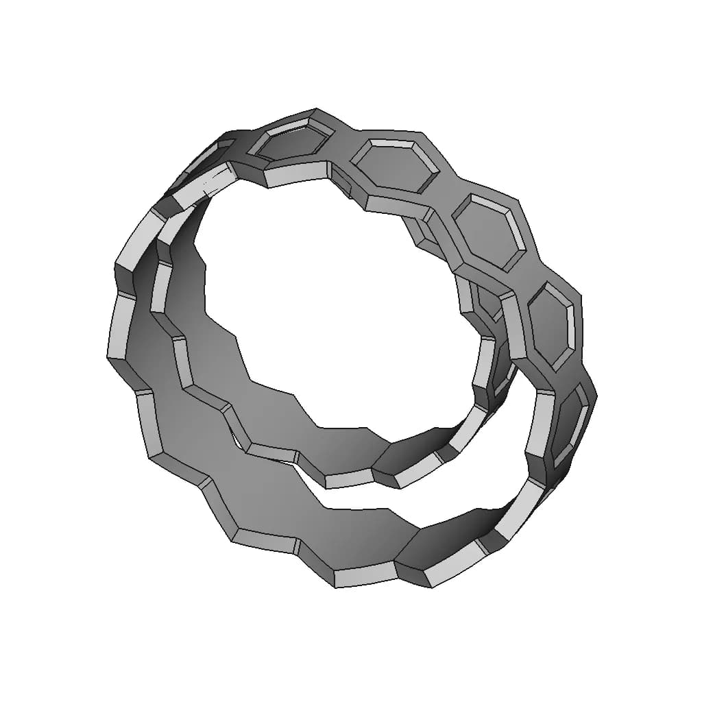 Hexagon Ring - Standard Mechanical Component_60_30_degree_snapshot