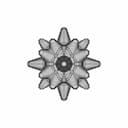 Round Tipped Spike Star Shape - Standard Mechanical Component_0_270_degree_snapshot