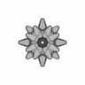 Round Tipped Spike Star Shape - Standard Mechanical Component_0_270_degree_snapshot