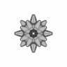 Round Tipped Spike Star Shape - Standard Mechanical Component_270_0_degree_snapshot