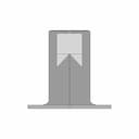 Glasses Stand (Customizable) - Standard Mechanical Component_90_0_degree_snapshot