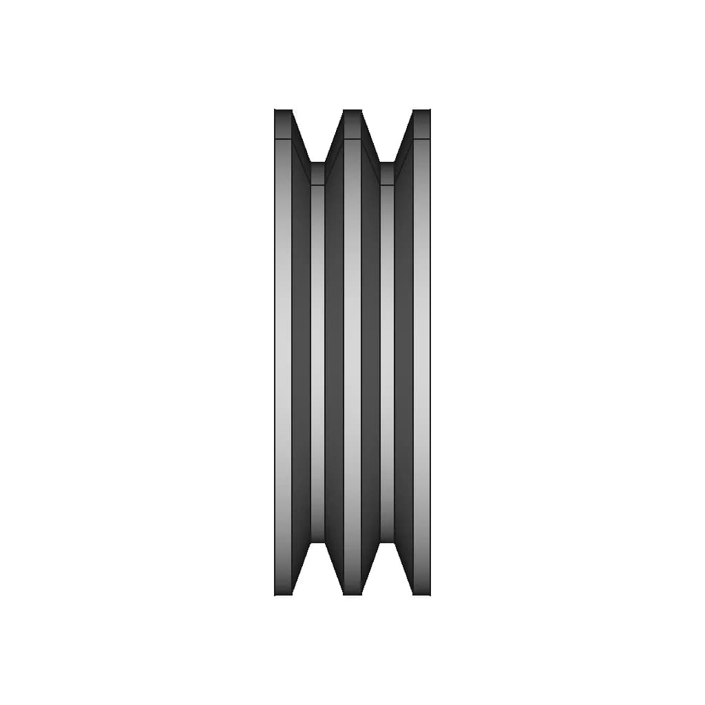 V Belt Pulley - Standard Mechanical Component_0_270_degree_snapshot