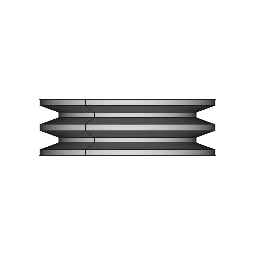 V Belt Pulley - Standard Mechanical Component_270_0_degree_snapshot