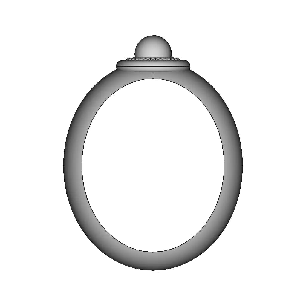 Simple Ring - Downloadable CAD Representation_90_0_degree_snapshot