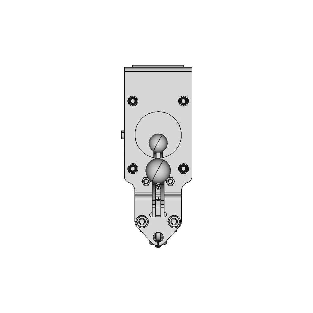 Roue Fer Avec Frein De Parking - Downloadable CAD Representation_0_0_degree_snapshot