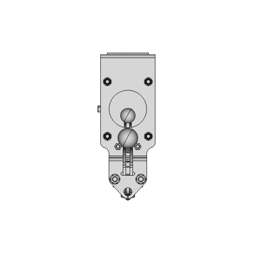Roue Fer Avec Frein De Parking - Downloadable CAD Representation