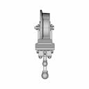 Roue Fer Avec Frein De Parking - Downloadable CAD Representation_270_0_degree_snapshot