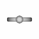Platinum Ring With Diamond | 3D Engineering Design File_0_0_degree_snapshot
