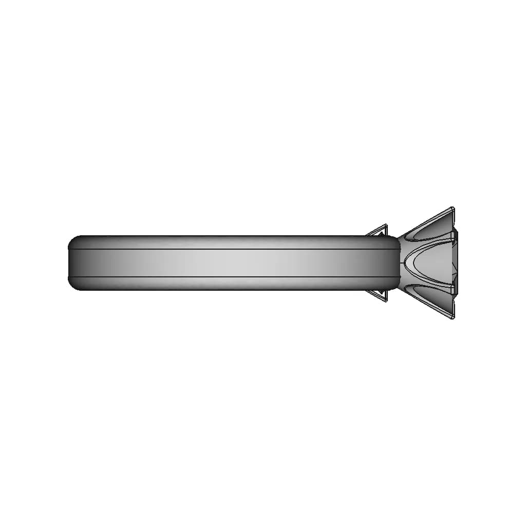 Platinum Ring With Diamond | 3D Engineering Design File_0_270_degree_snapshot