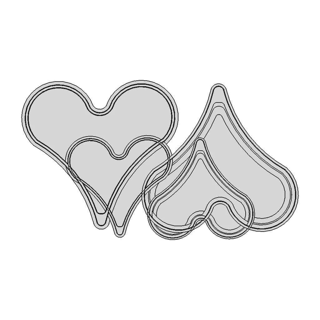 Heart Shaped Box With Cover. Large Version - Standard Mechanical Component_0_90_degree_snapshot