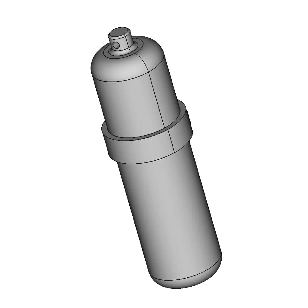 Zippo Canister - Downloadable CAD Representation_60_30_degree_snapshot