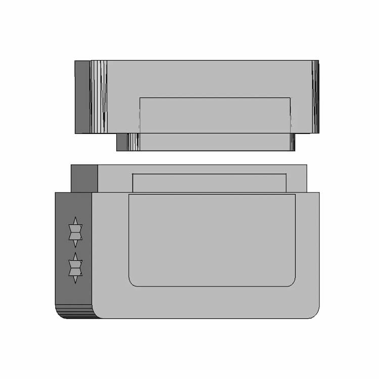 Masonic Card Holder Box (Brasov) - Downloadable CAD Representation