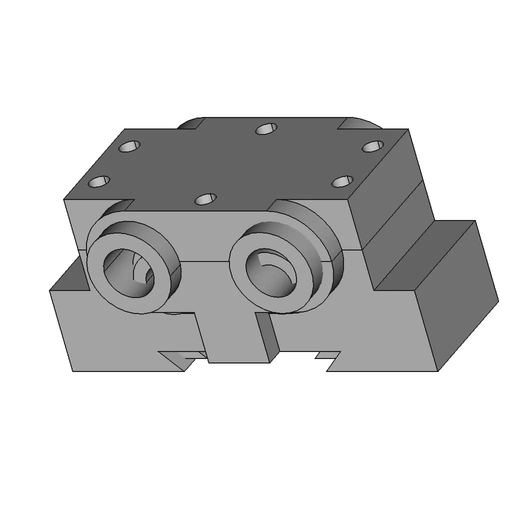 Double Bearing Assembly - Downloadable CAD Representation_60_30_degree_snapshot
