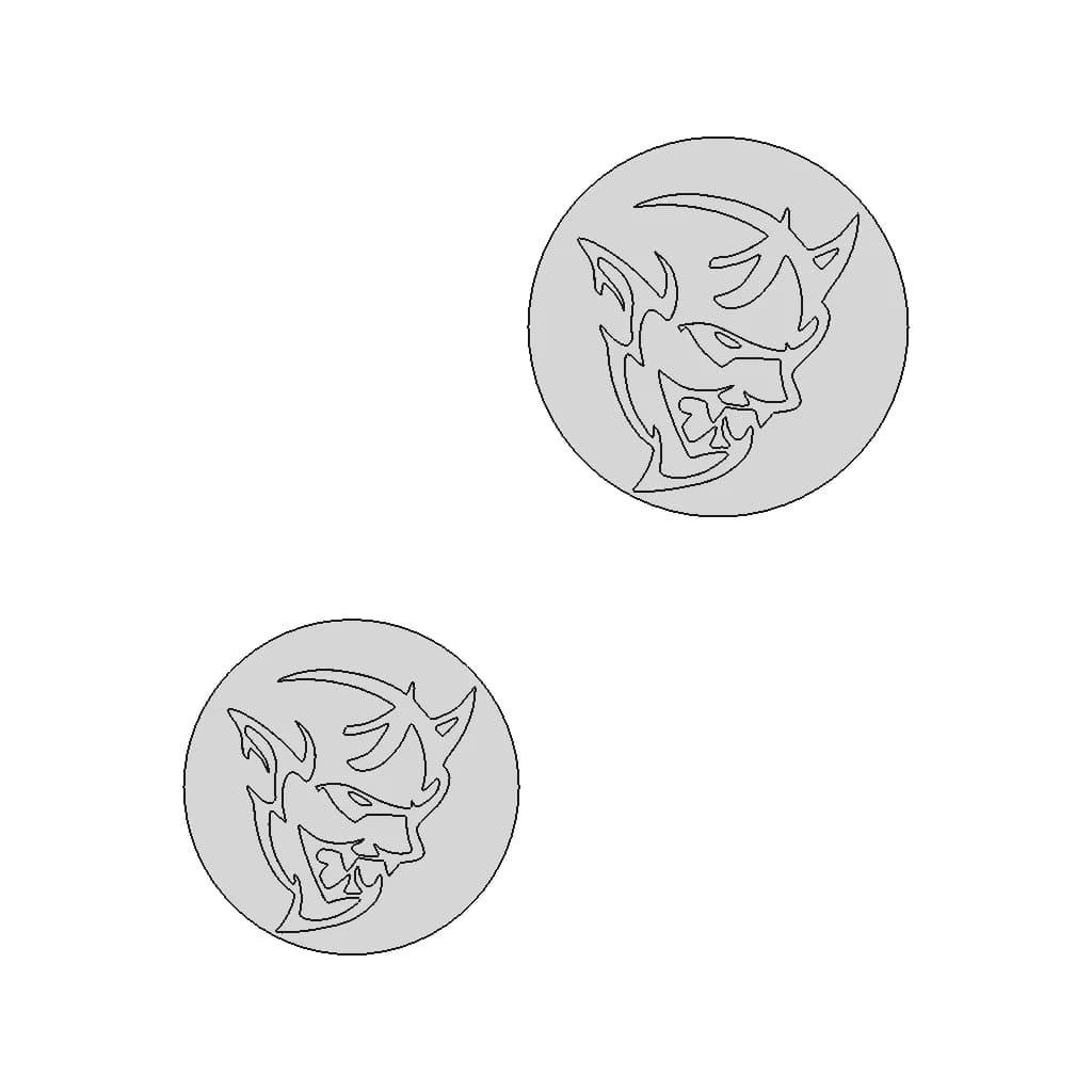 Demon Logo 3D - Downloadable CAD Representation_0_90_degree_snapshot