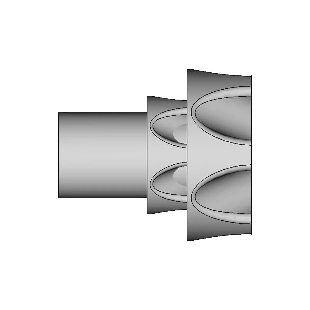 Variable Stream Line Cam | 3D Engineering Design File_0_0_degree_snapshot