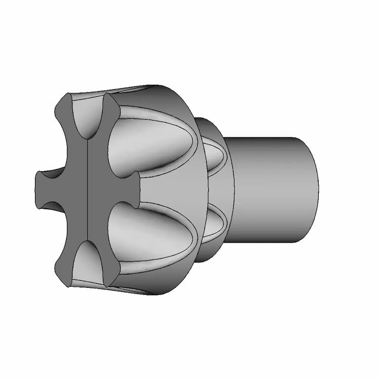 Variable Stream Line Cam | 3D Engineering Design File