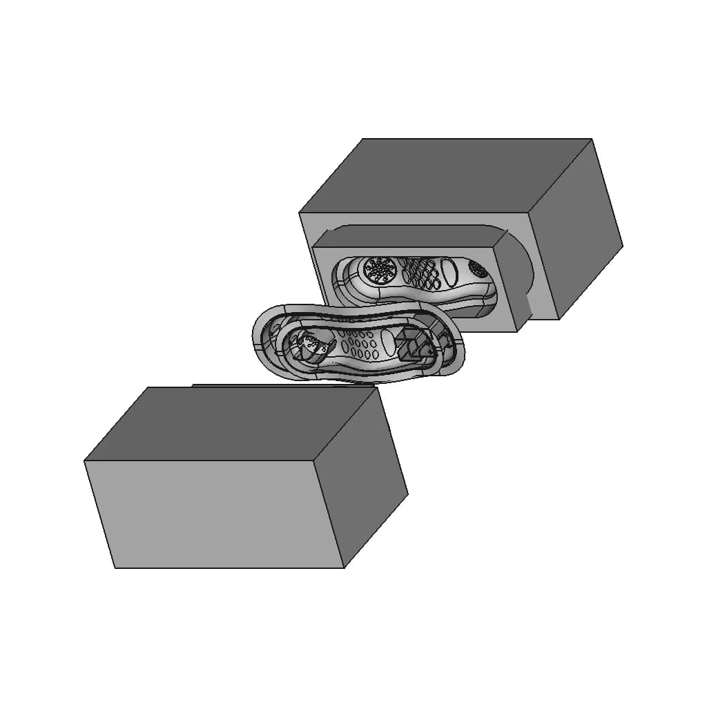 Telephone Surface ( 3D Surface Object) | High-Quality CAD Model_60_30_degree_snapshot