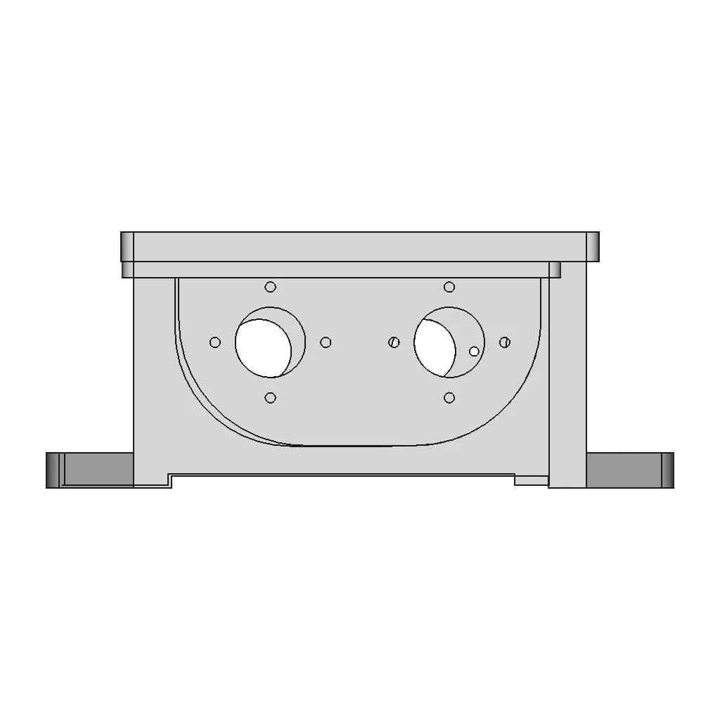 Gearbox Housing | High-Quality CAD Model_90_0_degree_snapshot