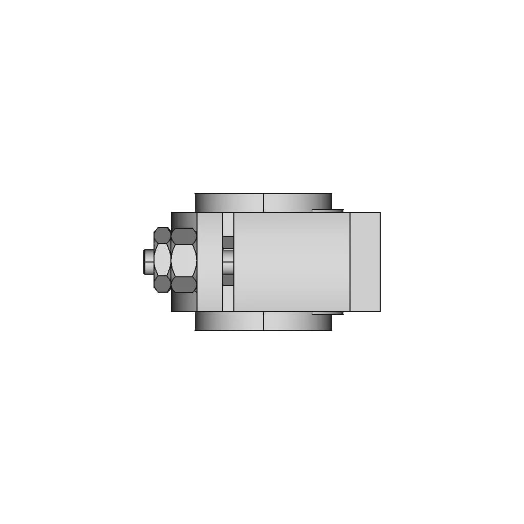 Plumber Block Model - Downloadable CAD Representation_0_90_degree_snapshot